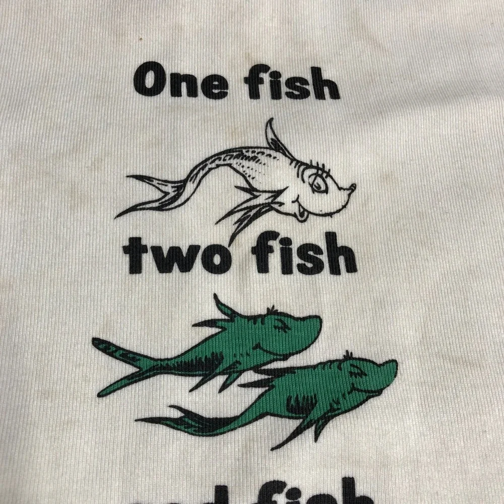 Hanna Andersson Dr. Seuss One Fish Two Fish Organic Cotton Pajamas Kids 14 160cm